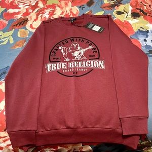TRUE RELIGION Buddha Crewneck Sweatshirt